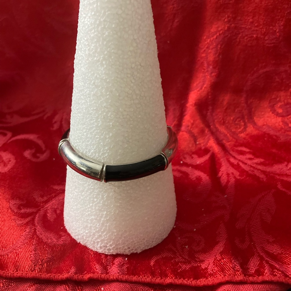 Lia Sophia Silver and Black Bracelet